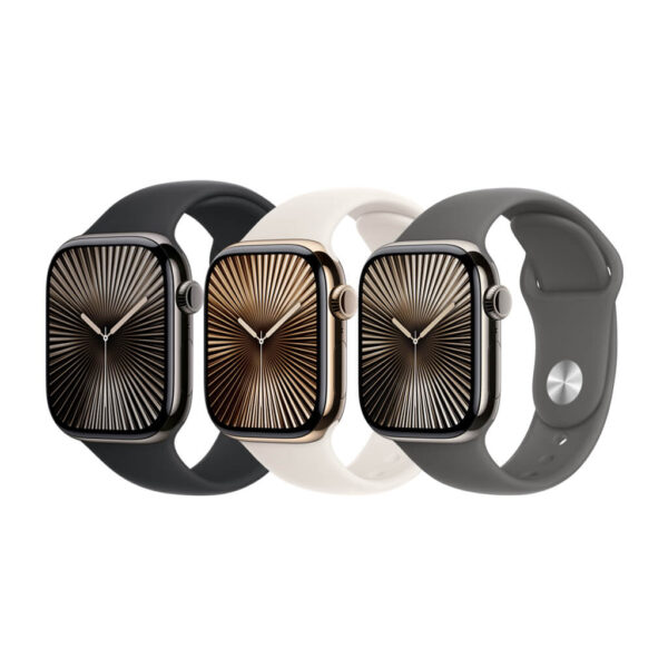 Apple Watch Thế Hệ 10 42mm 46mm GPS + Cellular viền titan dây cao su đầy đủ màu các mã LL/A, ZA/A, ZP/A, VN/A