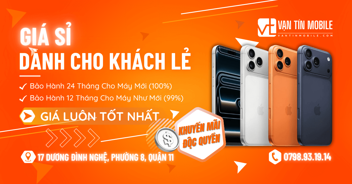 Vạn Tín Mobile - Chuyên sản phẩm Apple chính hãng giá tốt